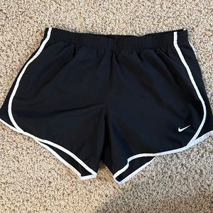Nike Girls XL black running shorts